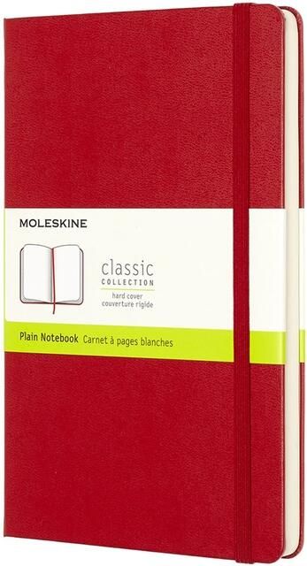 Moleskine notitieboek ft 13 x 21 cm effen harde cover 240 blad rood - Foto 2