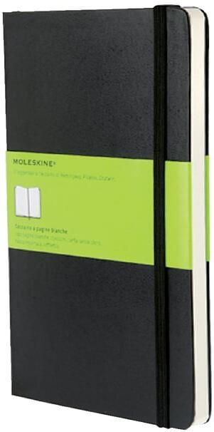 Moleskine notitieboek ft 13 x 21 cm effen harde cover 240 bladzijden zwart - Foto 4