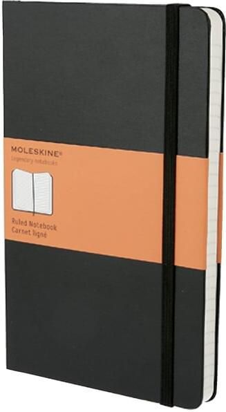 Moleskine notitieboek ft 13 x 21 cm gelijnd harde cover 240 bladzijden zwart - Foto 4