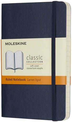 Moleskine notitieboek A6 SC saffier blauw