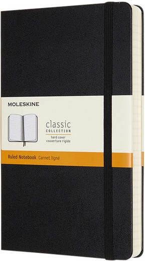 Moleskine Notitieboek Expanded large 130x210mm lijn hard cover zwart