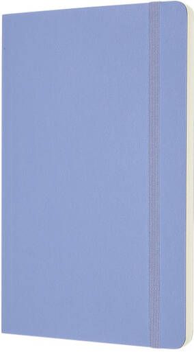 Moleskine Notitieboek large 130x210mm blanco soft cover hydrangea blue