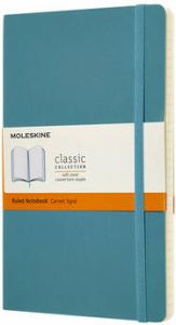 Moleskine Notitieboek large 130x210mm lijn reef blue