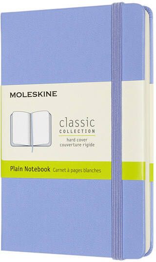 Moleskine Notitieboek pocket 90x140mm blanco hard cover hydrangea blue
