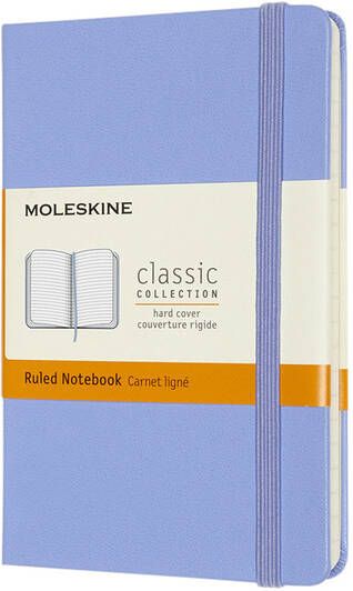 Moleskine Notitieboek pocket 90x140mm lijn hard cover hydrangea blue