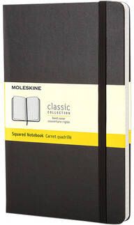 Moleskine notitieboek ft 9 x 14 cm geruit harde cover 192 bladzijden zwart - Foto 4