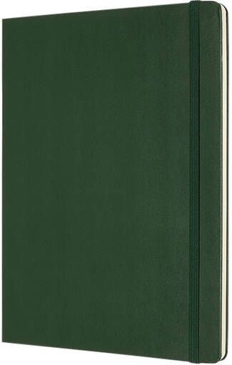 Moleskine Notitieboek XL 190x250mm blanco hard cover myrtle green