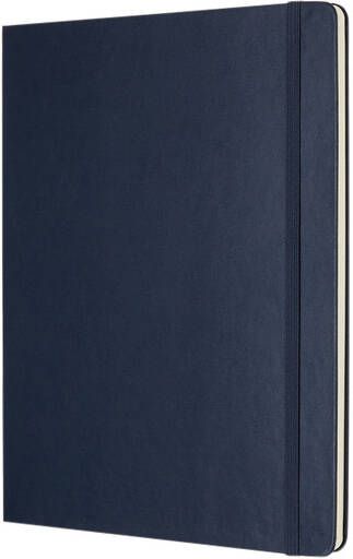 Moleskine Notitieboek XL 190x250mm blanco hard cover sapphire blue