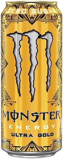 Monster Energiedrank ultra gold suikervrij blik 500ml