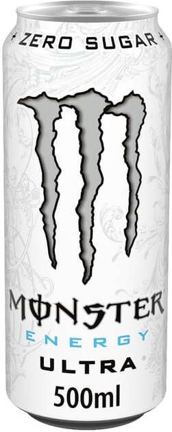 Monster Energiedrank ultra suikervrij blik 500ml