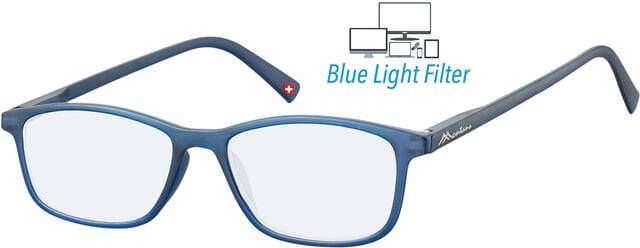 Montana Bril +0.00 dpt blue light filter blauw