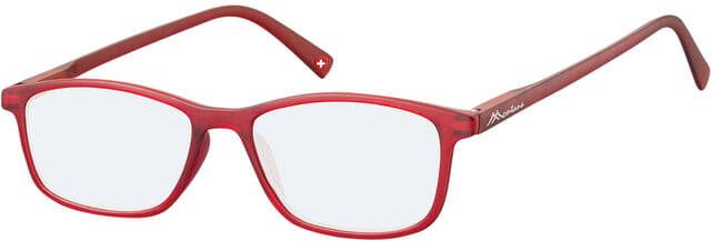 Montana Bril +0.00 dpt blue light filter rood