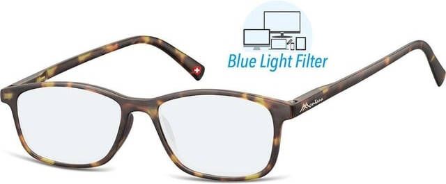 Montana Leesbril +2.50 dpt blue light filter turtle