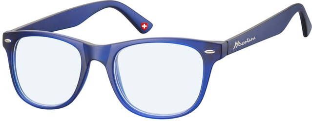 Montana Leesbril blue light filter +3.00 dpt blauw