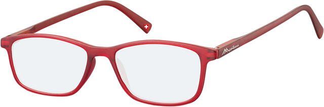 Montana Bril +0.00 dpt blue light filter rood - Foto 1