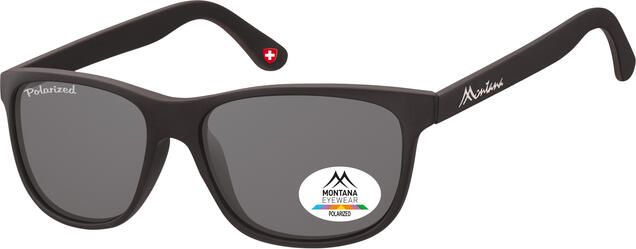 Montana Zonnebril met smoke gepolariseerd glas mat zwart