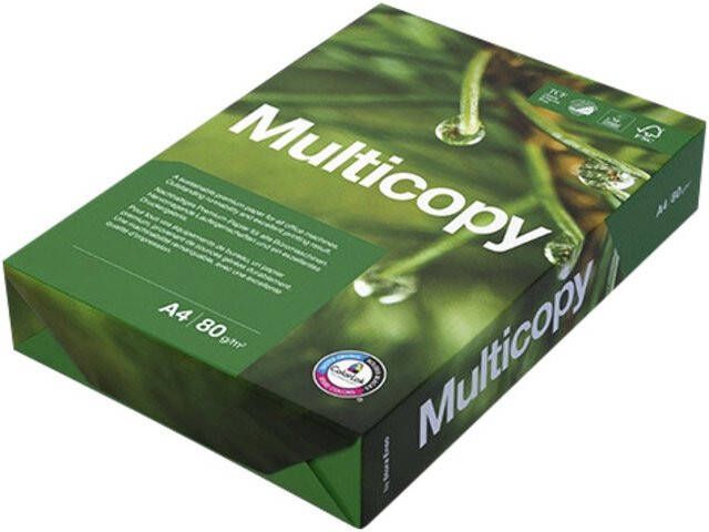 Multicopy Kopieerpapier A4 80gr 4-gaats wit 500 vel