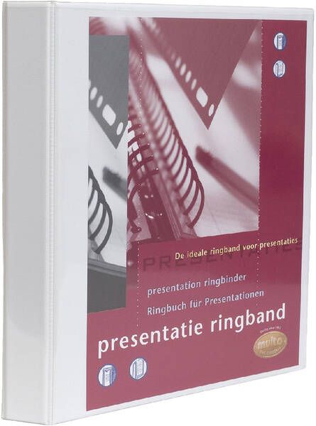 Multo Presentatieringband A4 23-rings O-mech 32mm wit