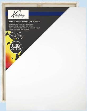 Nassau fine art Canvas 24x30cm 100% katoen