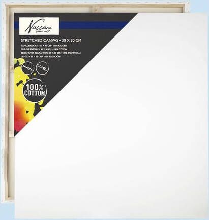 Nassau fine art Canvas 30x30cm 100% katoen