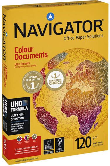 Navigator Colour Documents presentatiepapier ft A3 120 g pak van 500 vel