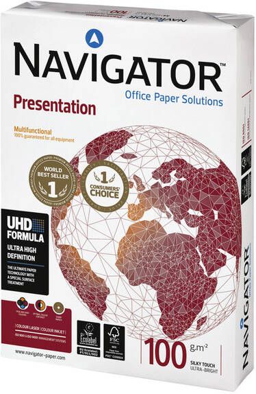 Navigator Kopieerpapier Presentation A4 100gr wit 500vel