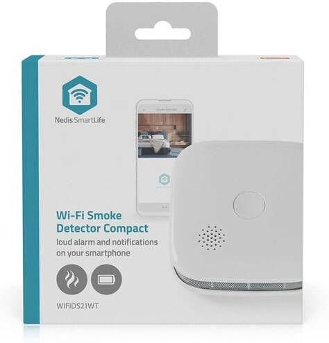 Nedis Rookmelder Smartlife Wifi 10 jaar sensor wit