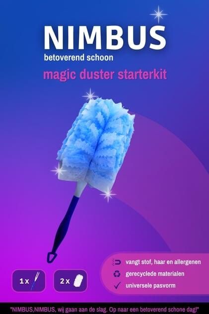 Nimbus Duster starterskit 1 houder en 2 dusters