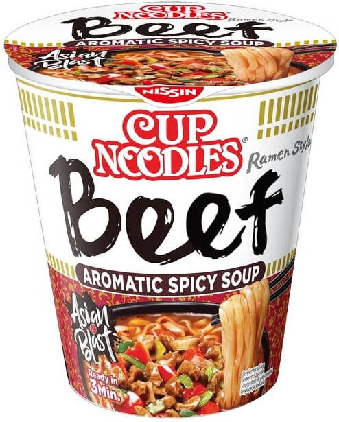 Nissin Noodles 5 spices beef cup