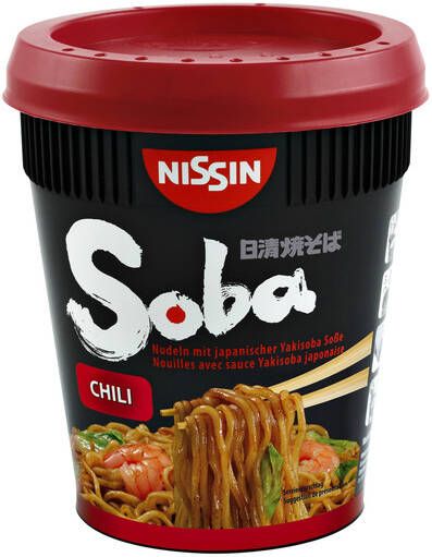 Nissin Noodles Soba chili cup