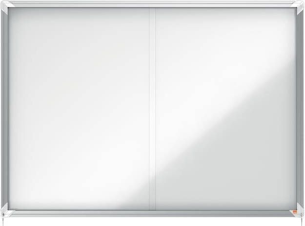 Nobo Binnenvitrine Premium Plus 18xA4 schuifdeur magnetisch