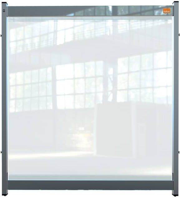 Nobo Premium Plus bureauscherm doorzichtig PVC 750 x 820 mm