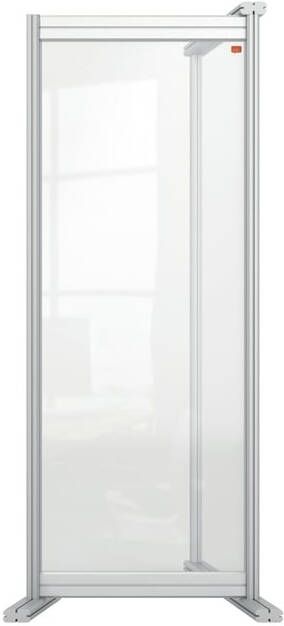 Nobo Bureauscherm 400x1000mm uitbreidingspaneel Modulair transparant acryl
