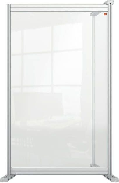 Nobo Bureauscherm 600x1000mm uitbreidingspaneel Modulair transparant acryl
