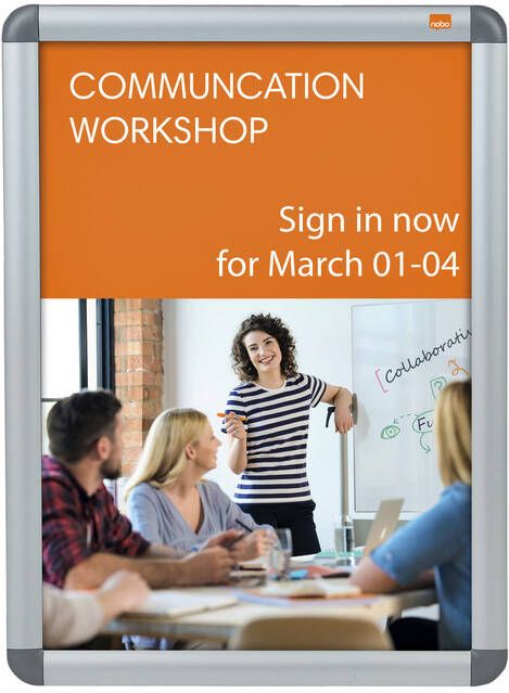 Nobo Kliklijst Premium Plus A3 aluminium - Foto 2