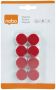 Paagman Nobo magneten diameter van 20 mm rood blister van 8 stuks - Thumbnail 2