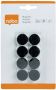 Paagman Nobo magneten diameter 20 mm zwart blister van 8 stuks - Thumbnail 2