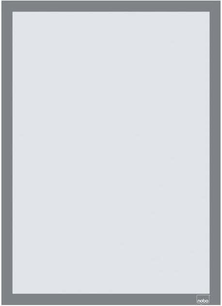 Nobo zelfklevend magnetisch kader A3 zilver pak van 2 stuks - Foto 2