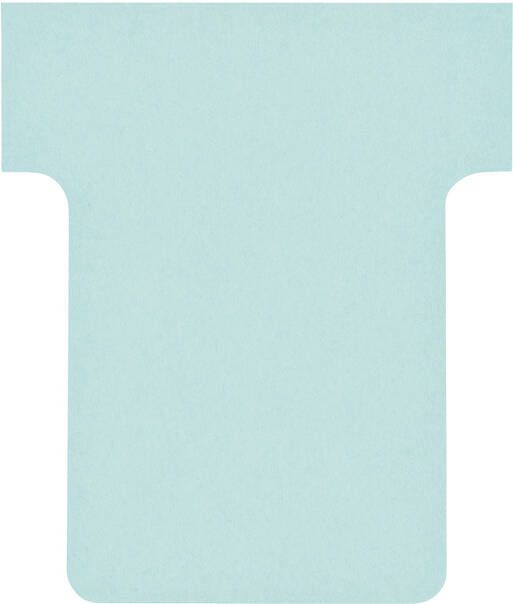 Nobo T-planbordkaarten index 1 5 ft 53 x 45 mm blauw