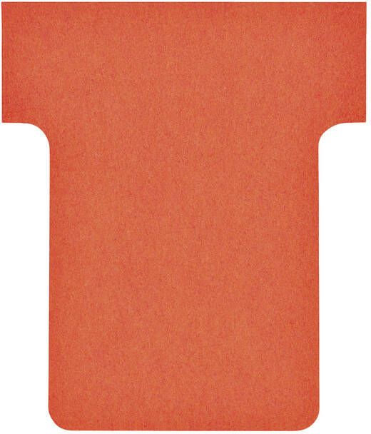 Nobo T-planbordkaarten index 1 5 ft 53 x 45 mm rood