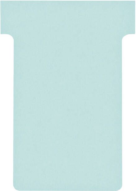 Nobo T-planbordkaarten index 2 ft 85 x 60 mm lichtblauw