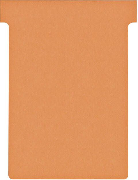 Nobo T-planbordkaarten index 3 ft 120 x 92 mm oranje