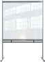 Nobo Premium Plus vrijstaande scheidingswand doorzichtig PVC 1480 x 2060 mm - Thumbnail 2