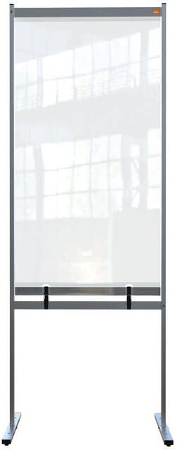 Nobo Premium Plus vrijstaande scheidingswand doorzichtig PVC? 780 x 2060 mm