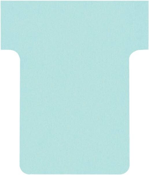 Nobo T-planbordkaarten index 1 5 ft 53 x 45 mm blauw