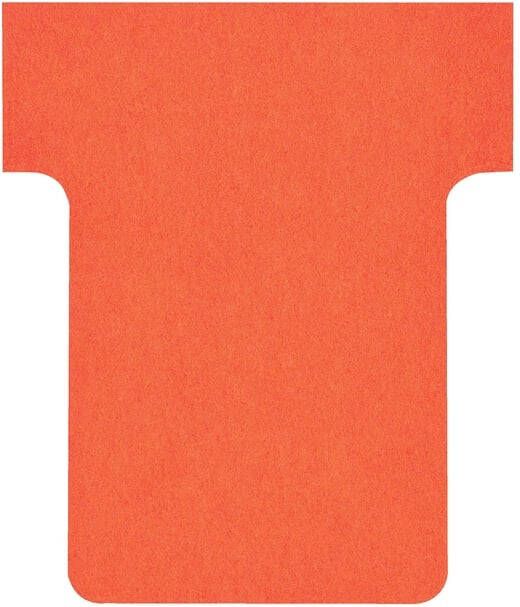 Nobo T-planbordkaarten index 1 5 ft 53 x 45 mm rood