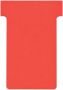 Nobo T-planbordkaarten index 2 ft 85 x 60 mm rood - Thumbnail 2