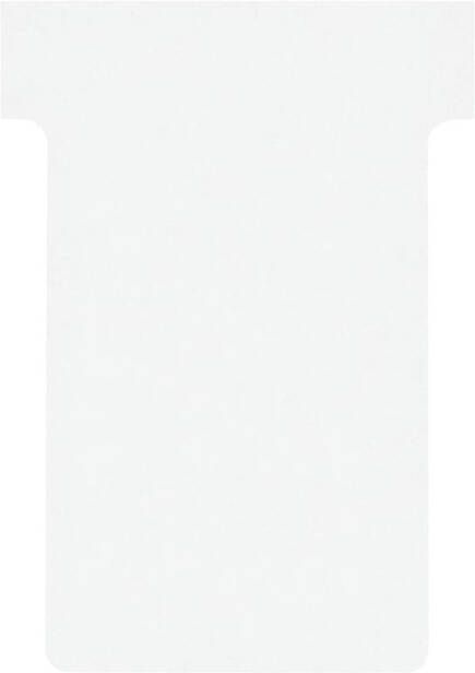 Nobo T-planbordkaarten index 2 ft 85 x 60 mm wit