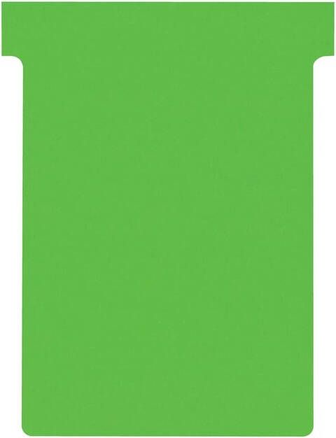 Nobo T-kaart nr.3 80mm groen 100 stuks