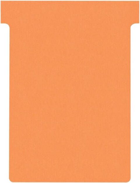 Nobo T-planbordkaarten index 3 ft 120 x 92 mm oranje